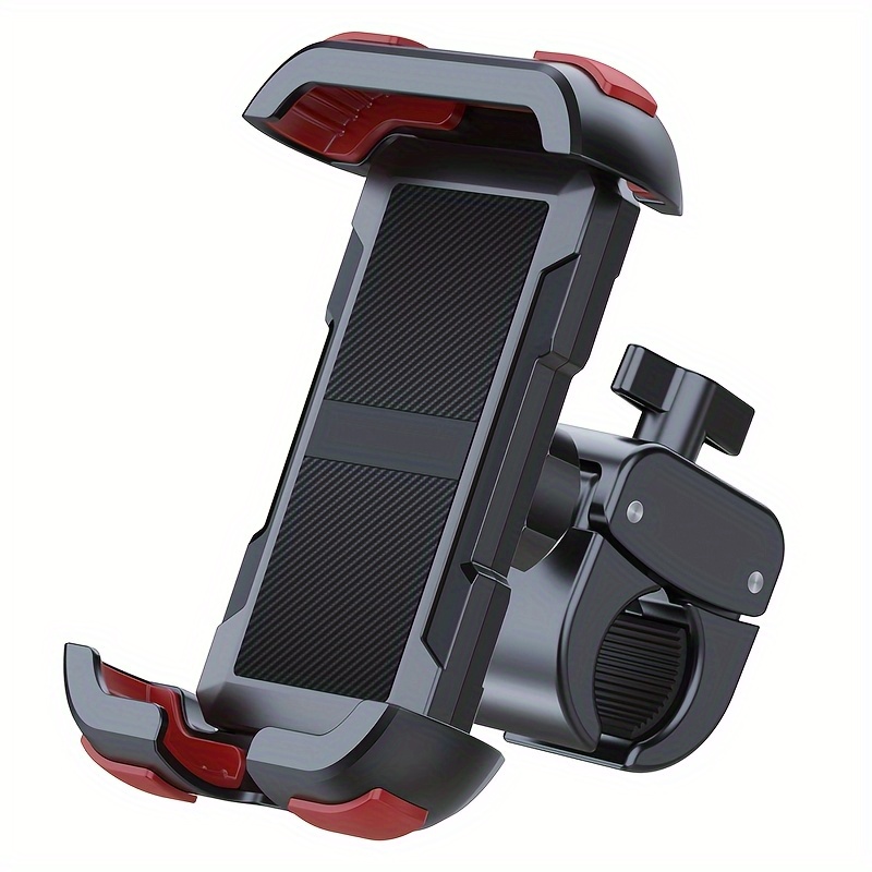 TEMU Universal Phone Holder For Golf Carts, Made Of Abs Material, Features 360-degree Rotation, -button Switch, Anti-shake Design, Quick One-handed