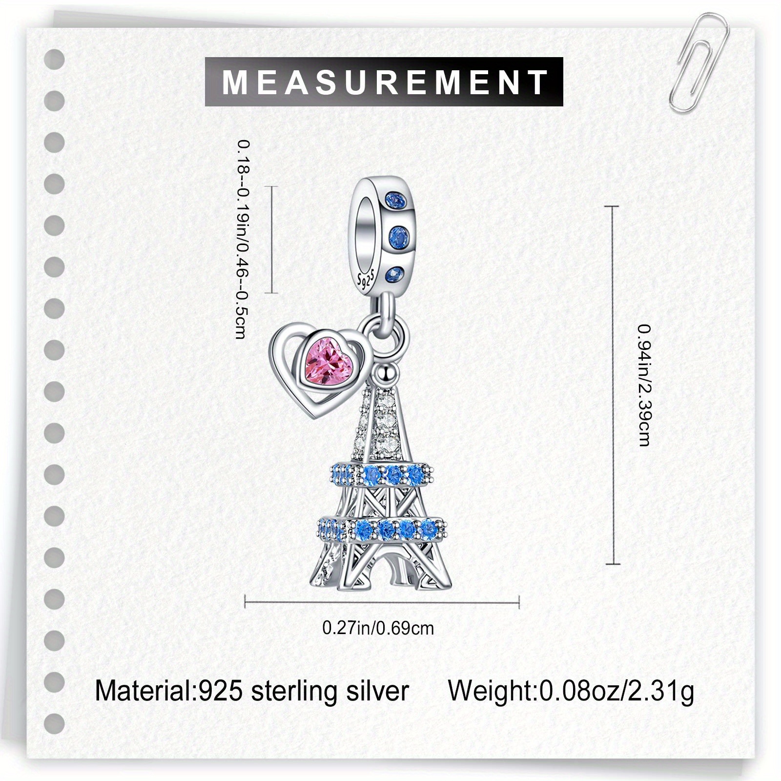 925 Sterling Silver Charms for Bracelets and Necklaces