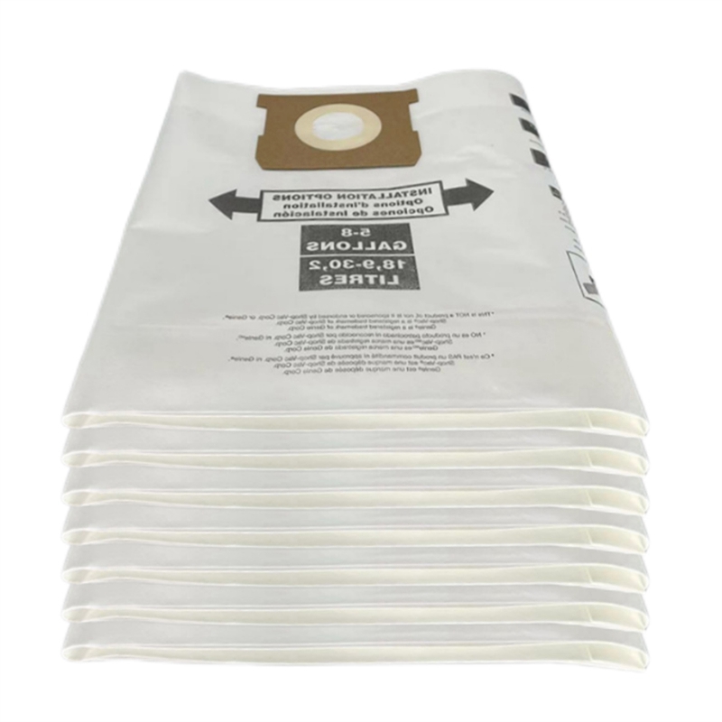 Image of 7pcs Universal Dry Vacuum Dust Bags 5 To 8 Gallon Vacuum Cleaners For Shop Vac 5-8 Gallon Vf Dust Bags