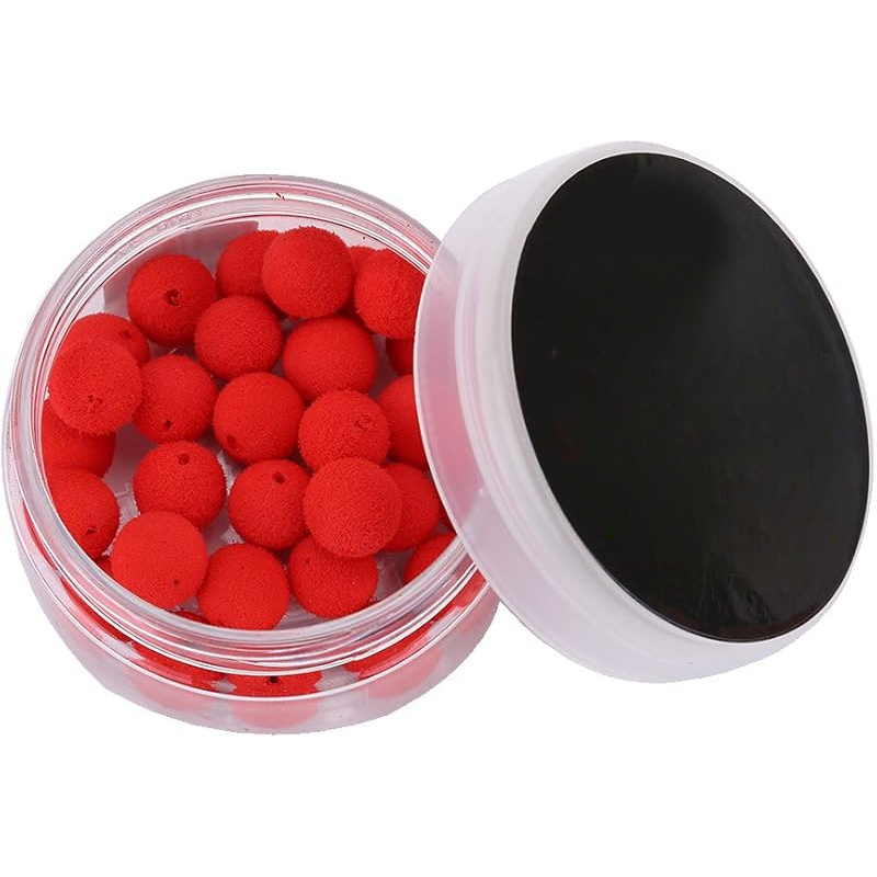 Image of 30pcs Of 12mm Scented Carp Fishing Bait Foam Pop- Pellets, Boilies/floating Ball Feeders, Artificial Carp Bait