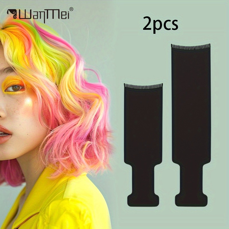 TEMU Reusable Hair Dye Board Highlighting Board, Hair Dye Board Hairdressing Board, Highlighting Segmentation Board, Highlighting Board, Hair Dye