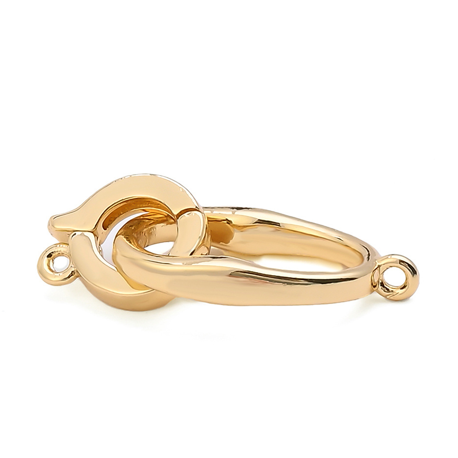 Image of 1set Plated Lobster Clasps, Oval Connection Closure Bracelets Necklaces End Connectors Clasps For Diy Fashion Jewelry Making