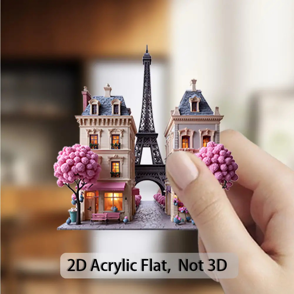 TEMU Imán Escape de París - y de Guijarros con , Decoración Francesa para Refrigerador, Adecuado para Entusiastas de los Viajes, y Fans de Francia -