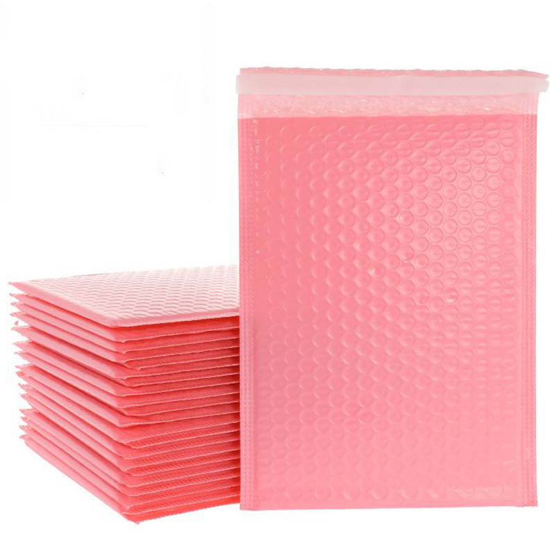 TEMU 25pcs Bag 11x13cm Pink Filled Polyethylene Bubble Mail, Small Business Package, Blue Transport Envelope, Black Packaging Bag, Filled Envelope,