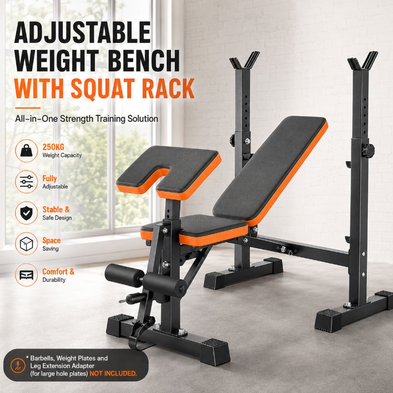 weight bench with weights sold on Temu United States