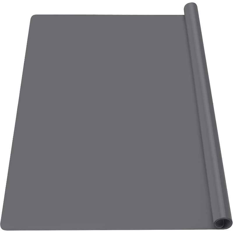 Extra Large Silicone Placemat, Measuring 27.56 X 19.69 Inches, Thick Handmade Silicone Mat, Countertop Protection Mat, Placemat