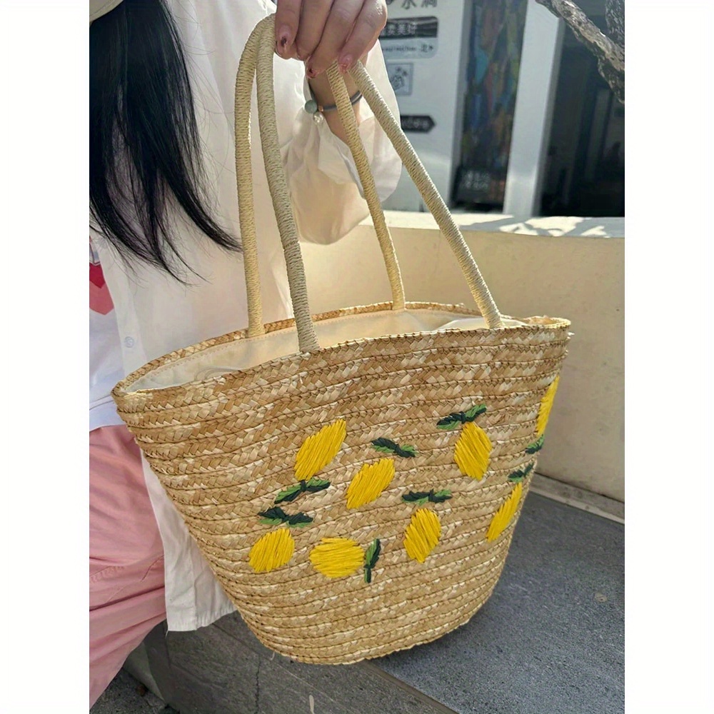 lemon handbag sold on Temu United States