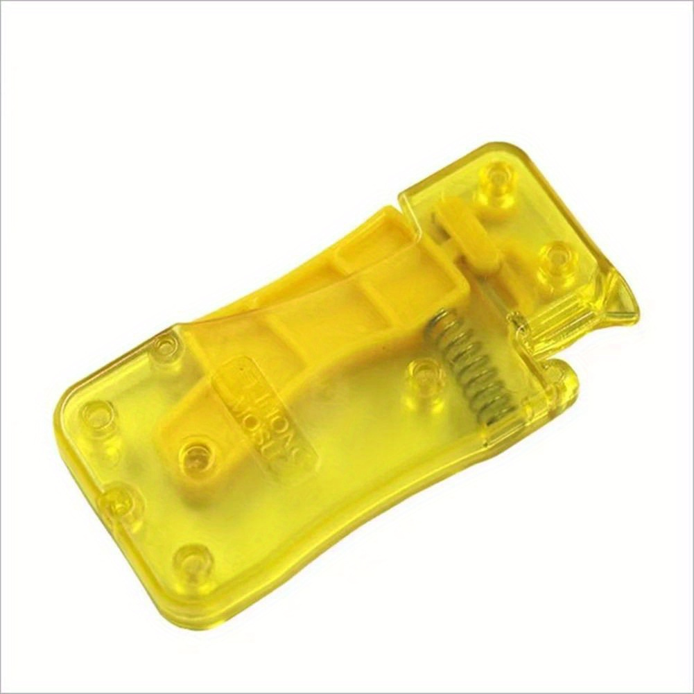 A Lemon Yellow Automatic Needle Threader, Sewing Needle Threader, Manual Sewing Machine Sewing Tool, Home Crafts And Sewing Supplies