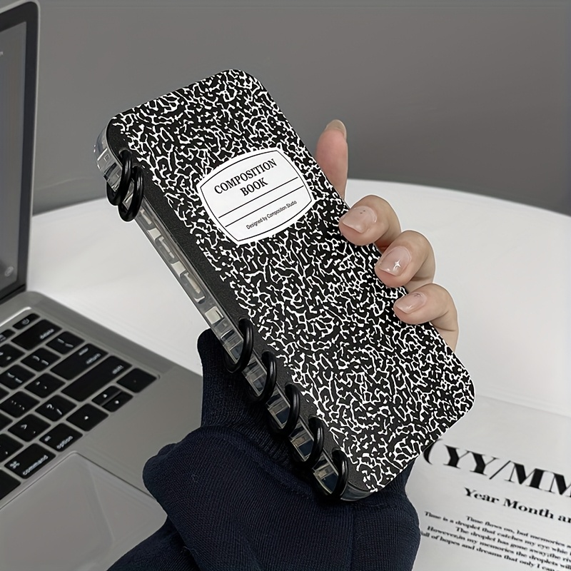 Phone Case - * a Newly Designed Flip Case Resembling a Book * from TPU  Material And * with a * And Stripe Pattern. * Compatible with The for * for  Iphone Series from 11 to 17 Pro Max And * a Back ...