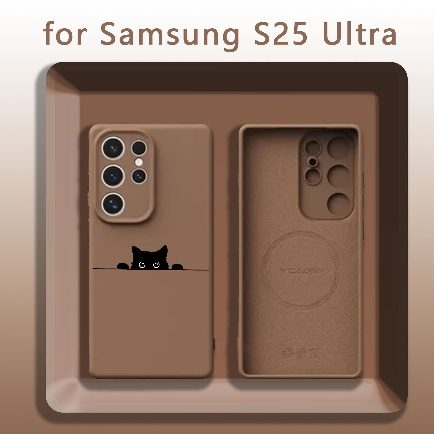 TEMU For Galaxy S25 Ultra/galaxy S24+/s23ultra/s22+/s22 Phone Cases, Magnetic Phone Cases, Couple Phone Cases, Unisex Phone Cases, Solid Color Phone