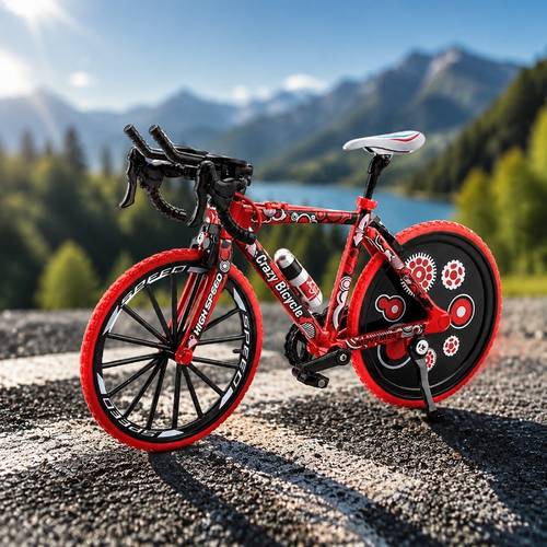mountain bike with double layer shock absorption system smooth end surface prevents scratches rotatable gears handlebars elevated seats decorative elements weather resistant