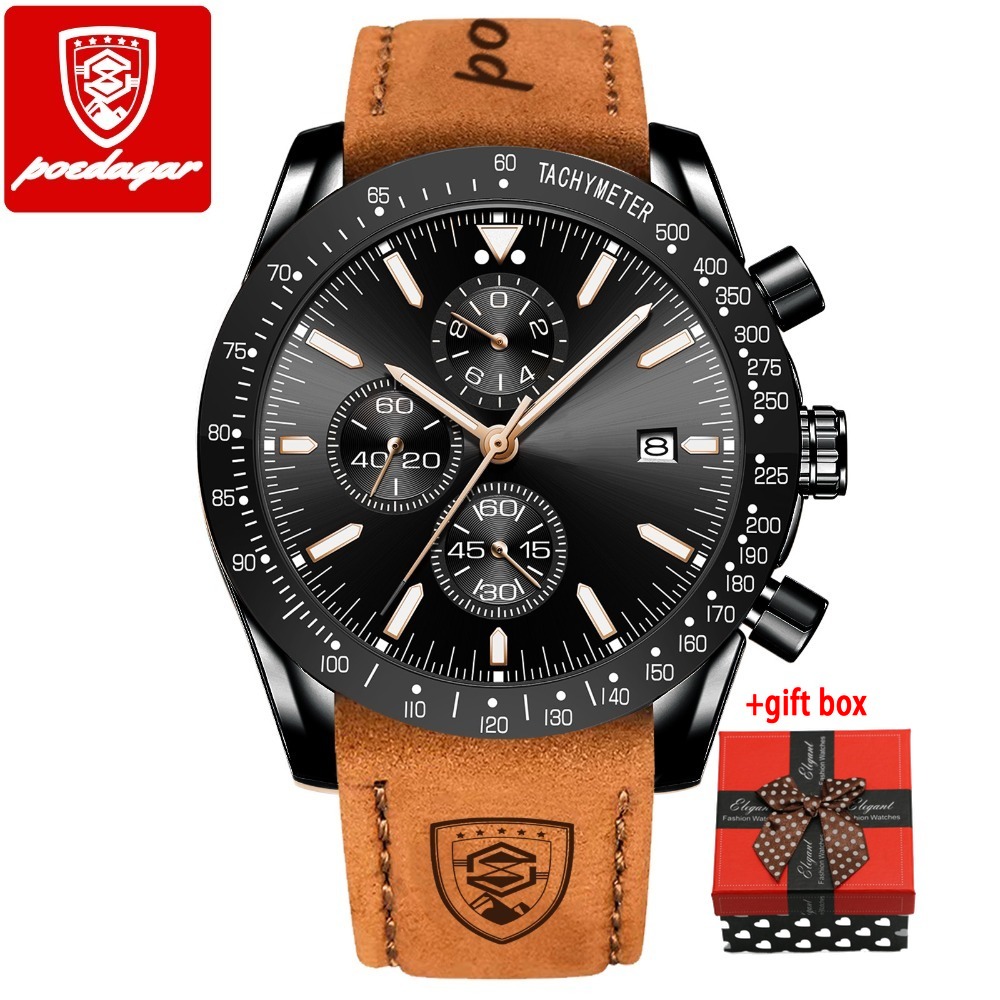 TEMU montre de sport à aiguilles pour hommes, affichage de la date avec fonction chronographe, adaptée aux sports de , aux déplacements quotidiens,