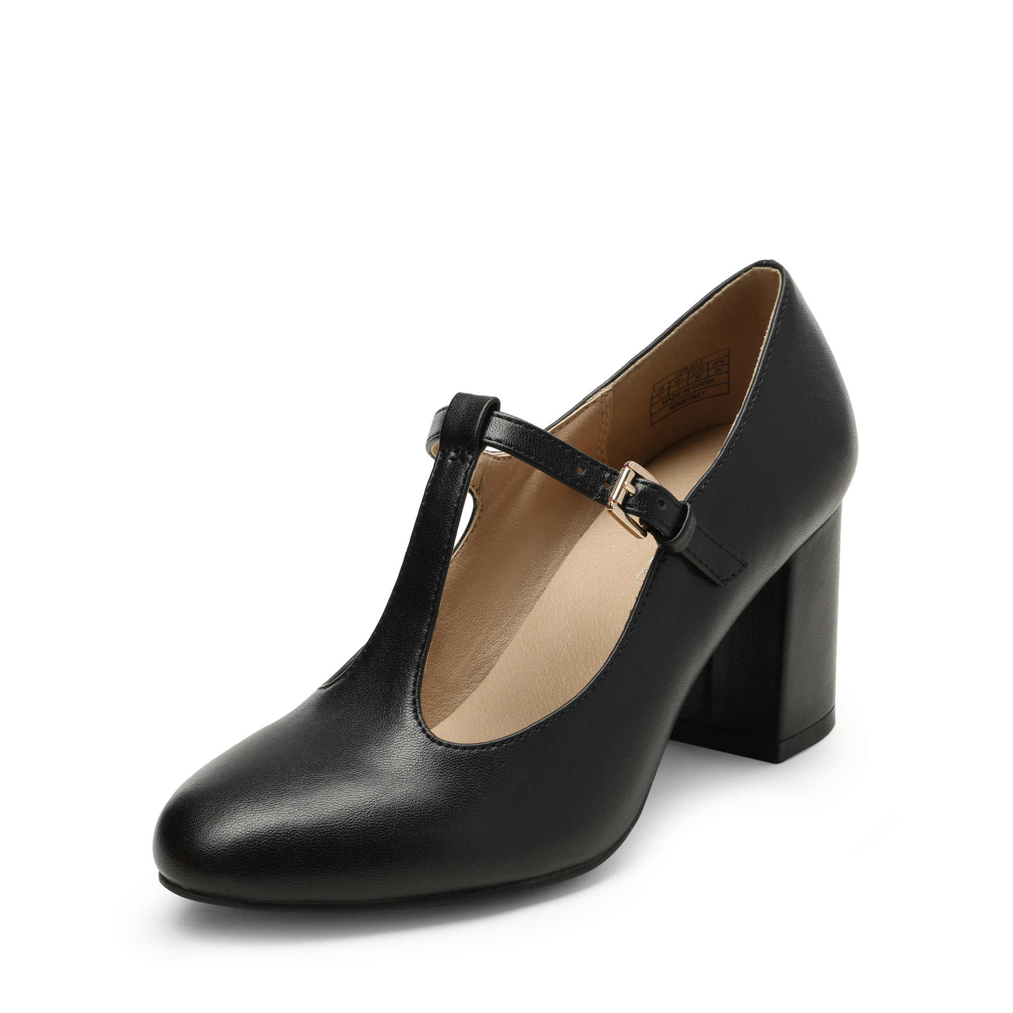 Image of Chic And Comfortable Women's Pumps Featuring A 2.8-inch Block Heel And Design., Women Shoes