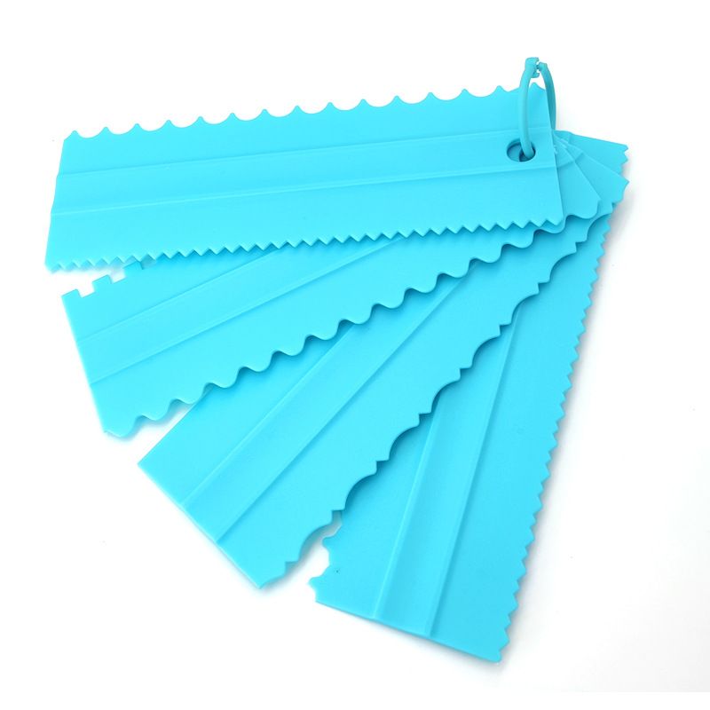 TEMU 4 spatules à crème, planches à modeler la crème, outils de décoration de gâteaux, outils de décoration pour lisser les gâteaux, ensemble de