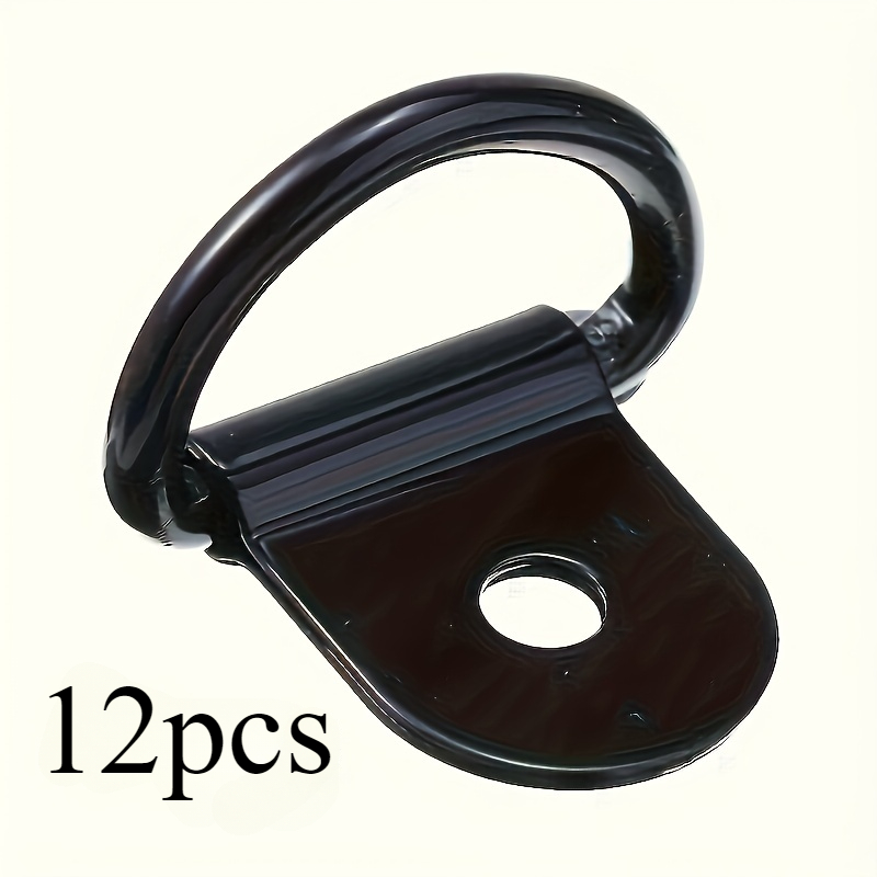 TEMU Paquete de 6/12 anclajes de anillas en D, puntos de anclaje de resistencia para asegurar en camiones, remolques, vehículos recreativos y barcos