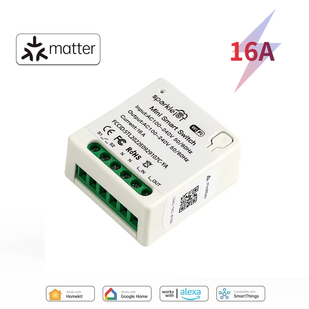 mini   inteligente wifi 16a. con función de desconexión de cable vivo y  , admite enchufes de   control y   programación  .   para     inteligente,   el control conveniente de electrodomésticos.