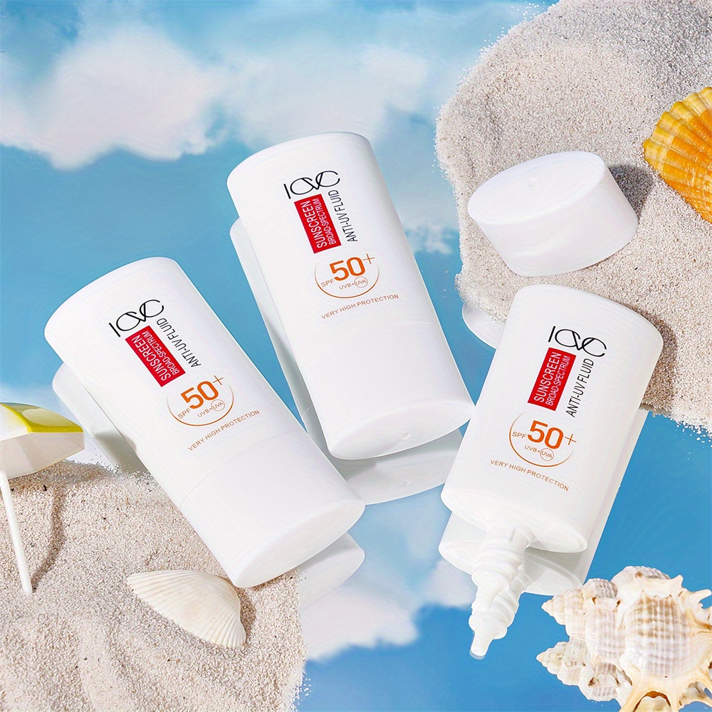 Sunscreen SPF50 with High Protection Factor, Waterproof And Non-Greasy, Shields Against Rays, Suitable for All Skin Types.