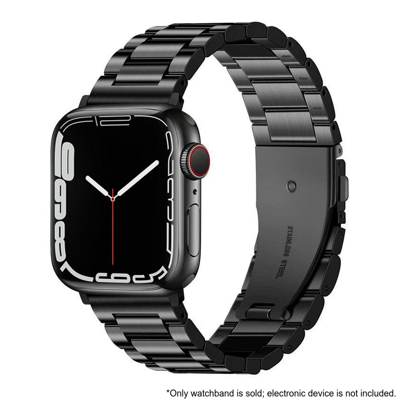 TEMU Stainless Steel Strap For Watch /2/1 Sizes 49mm 46mm 45mm 44mm 42mm, Durable Metal Band For Men For Iwatch Series 11 10 6 5 4 Se3/2/1