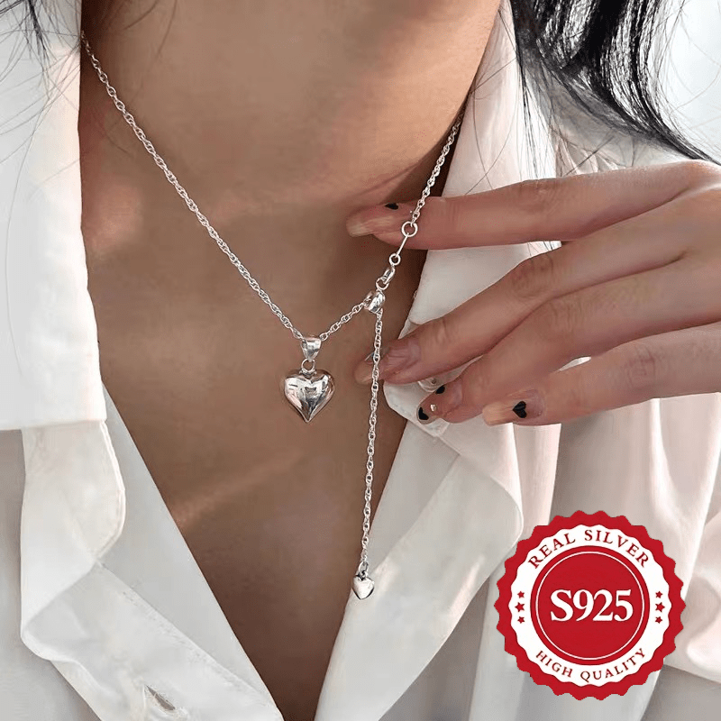 

Pure S925 -shaped Pendant Necklace-suitable For Everyday