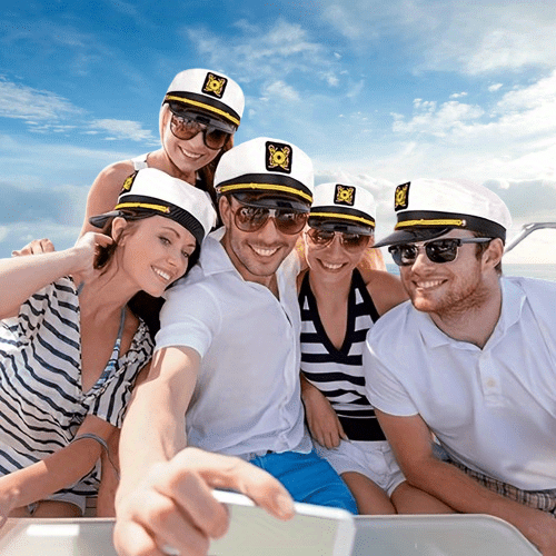 4pcs white nautical adults unisex maritime boat Temu Germany