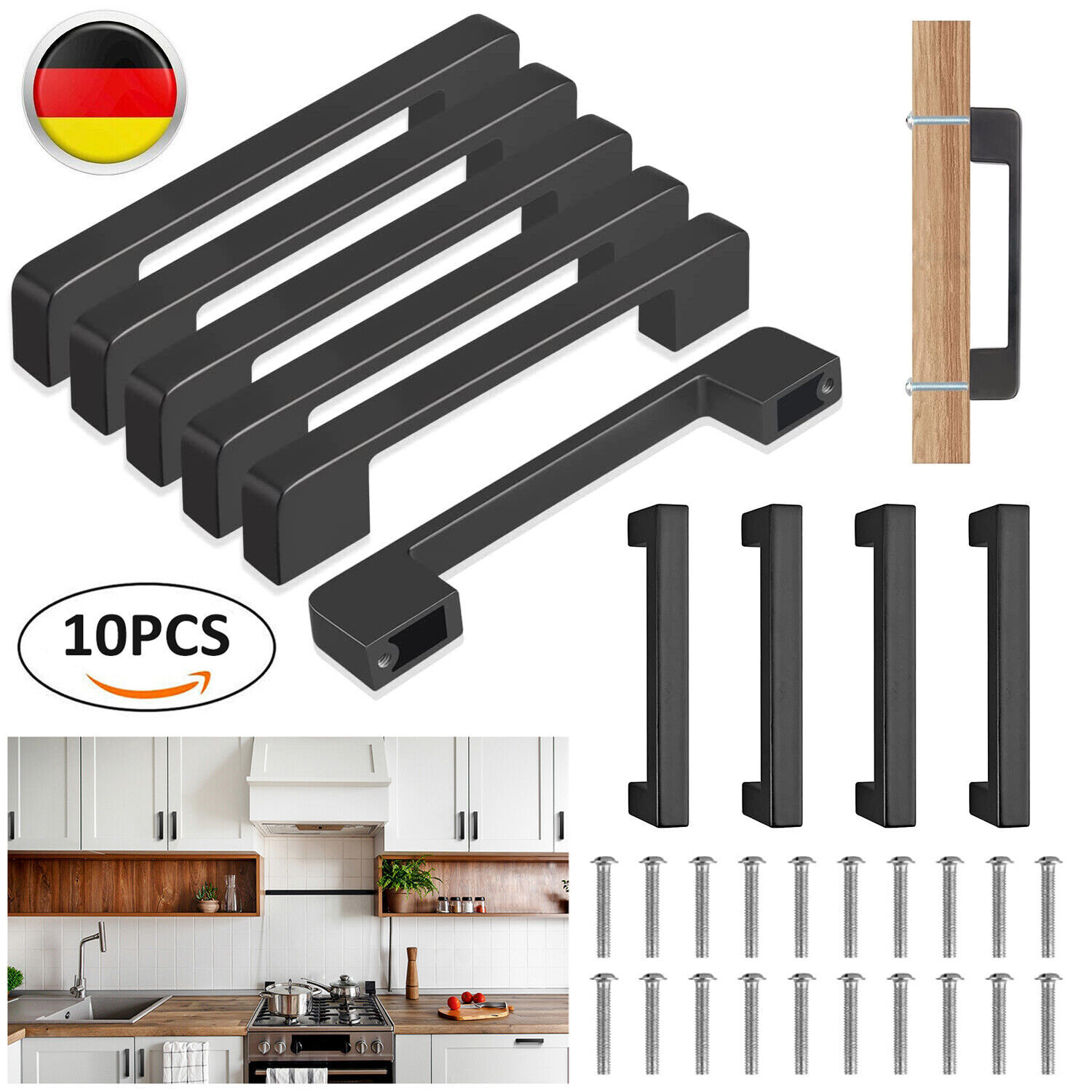 10x Furniture Handles Bar Handle Door Handle Cabinet Handle Drawer Handles Kitchen Handle