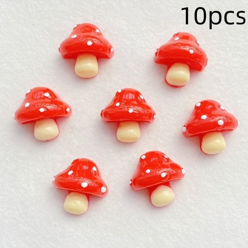 TEMU 10pz Magneti da Frigorifero in Resina a Forma di Fungo , Simpatici Magneti Decorativi per la Casa
