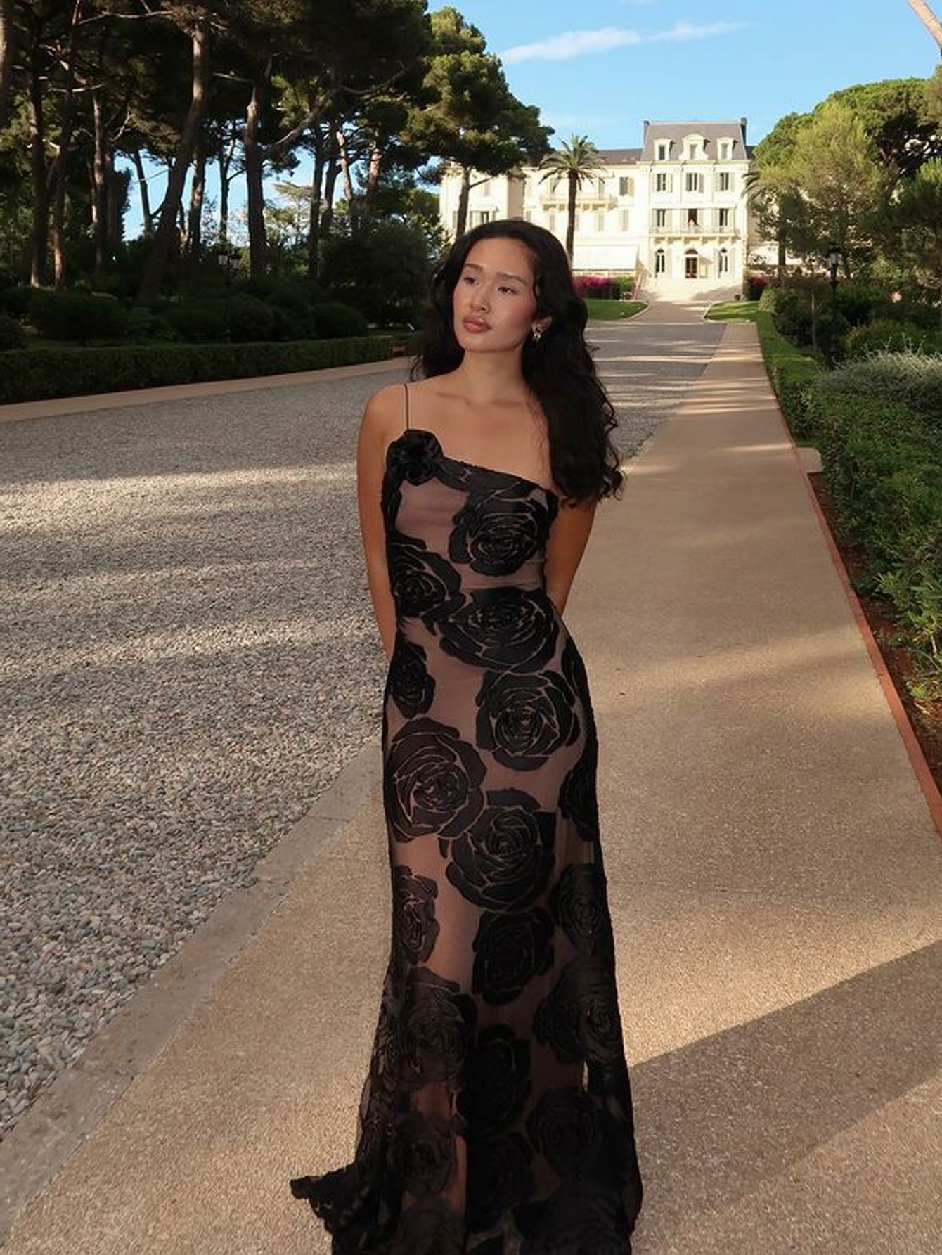 vestido elegante sin parches damas corte linea - Temu, image size:800x1066