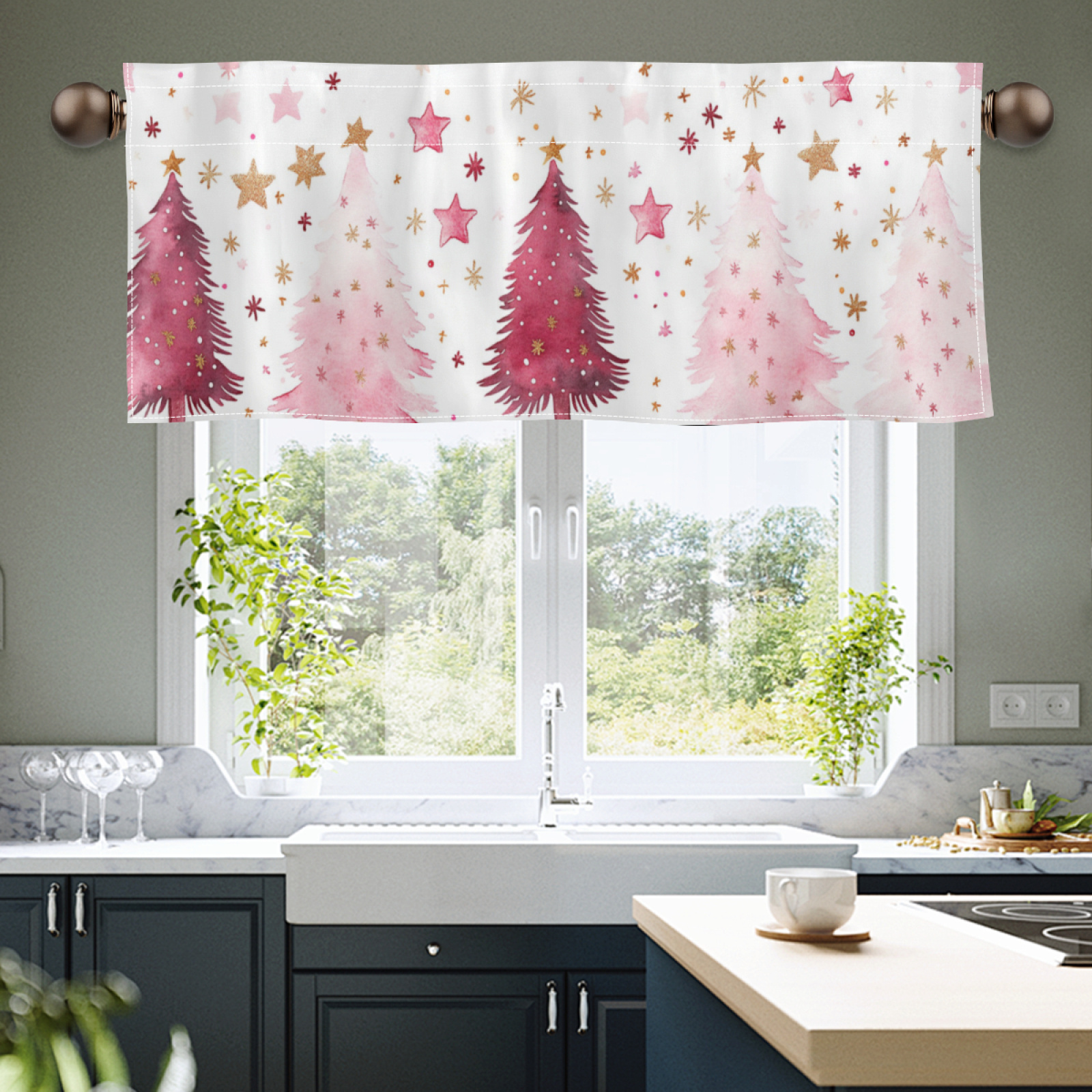 

Christmas Tree & Valance - Rod For Hanging, For , , Decor -