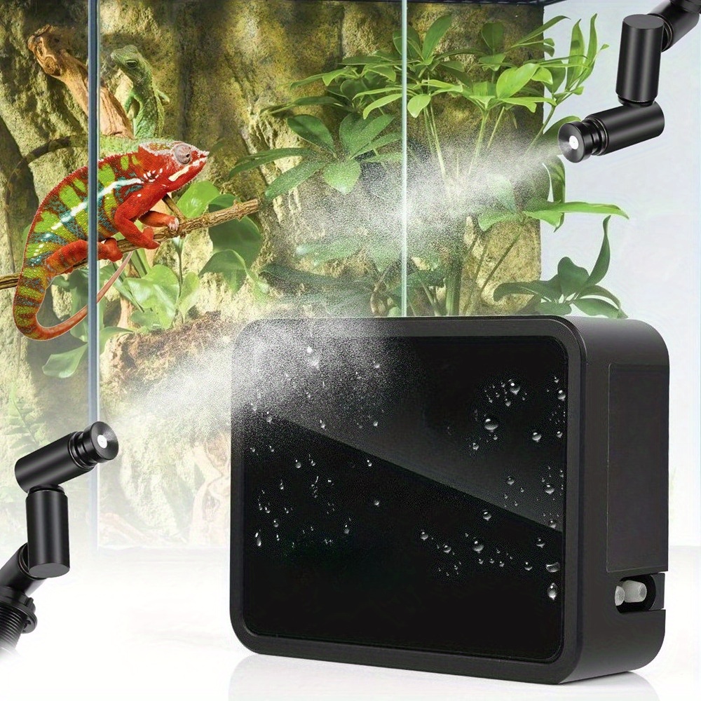 Irrigation System Terrarium, Humidifier Terrarium Accessories With Spray Nozzles, Adjustable, For Amphibians, Reptiles Plants