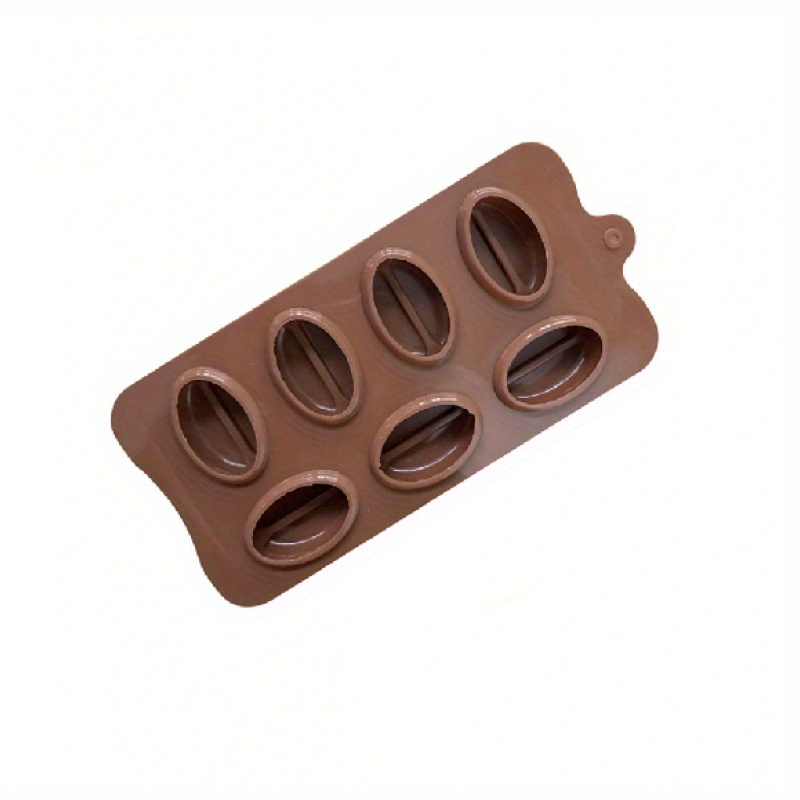 Image of 1pc For Coffee Bean Cake Mold Silicone Chocolate Mold Fruit Gummy Mold