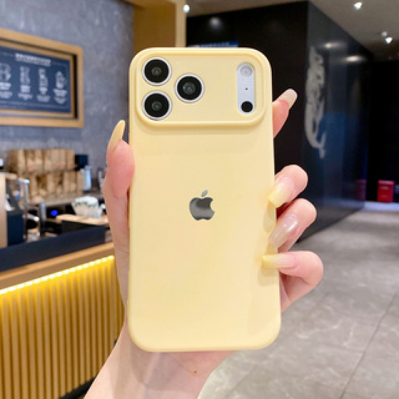 TEMU para Teléfono - de Color Sólido para Apple 13-17 con Diseño de Frutas