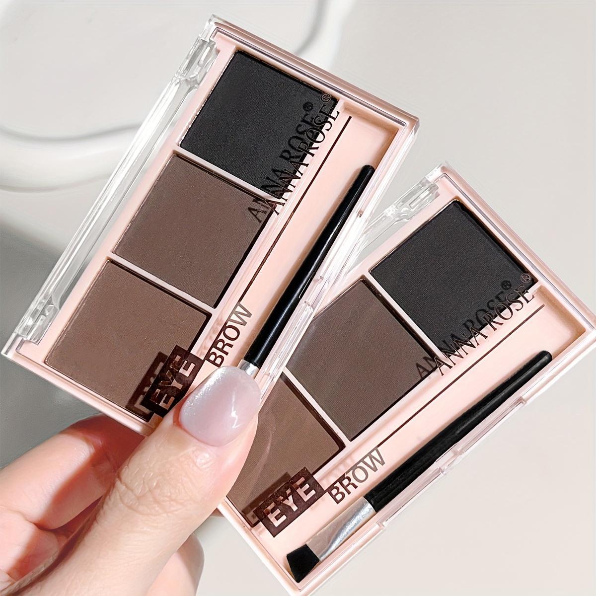 beginner 3 color eyebrow powder tray natural long lasting high pigmented wild eyebrows   waterproof and sweat resistant     Product details 1