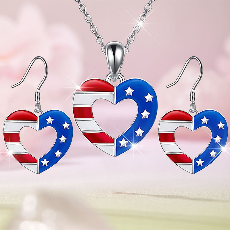 TEMU 3pcs Luxury Shining Earrings Necklace Fashionable Simple Personalized Party Commemorative Jewelry Exquisite Christmas Birthday Gift