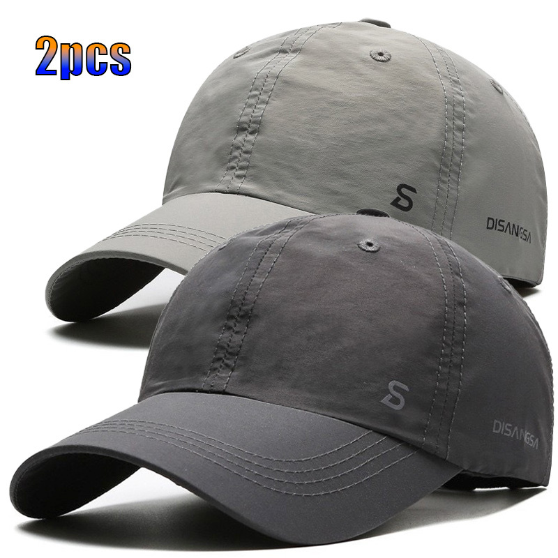 TEMU 2pcs Set, 's Sports Quick Drying Baseball Cap For Spring And Summer, , A For Women's Outdoor Leisure Running, Hiking, And Travel, Holiday Gift