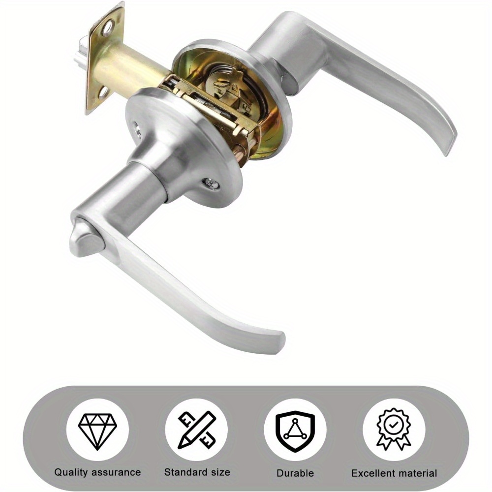 Keyless Door Lock Set with Handle Bar Lock