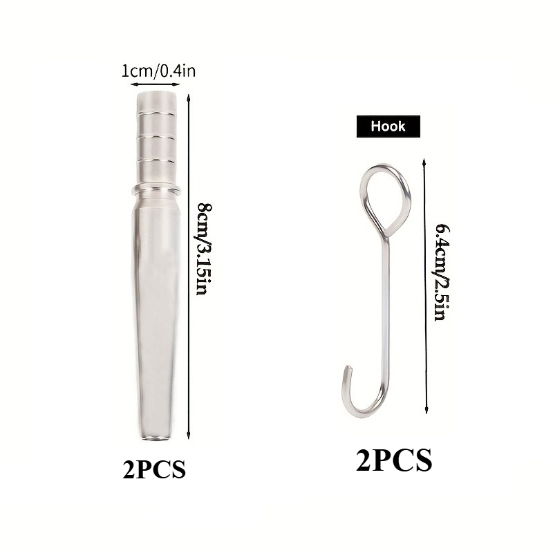 TEMU 4pcs Tree Sap Collection Tool, Maple Syrup Tapping Spout, Easy-to-clean Sap Collector For Home And , Agricultural-scale Collection, Physical