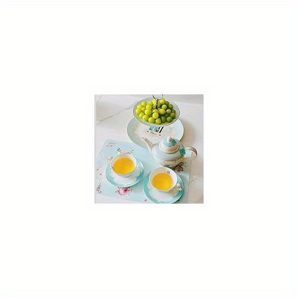elegant blue white bone china porcelain tea cup saucer set     breakfast or afternoon tea   1 cup and 1 saucer ideal for coffee or   tea cup set floral pattern cup porcelain   Product details 10