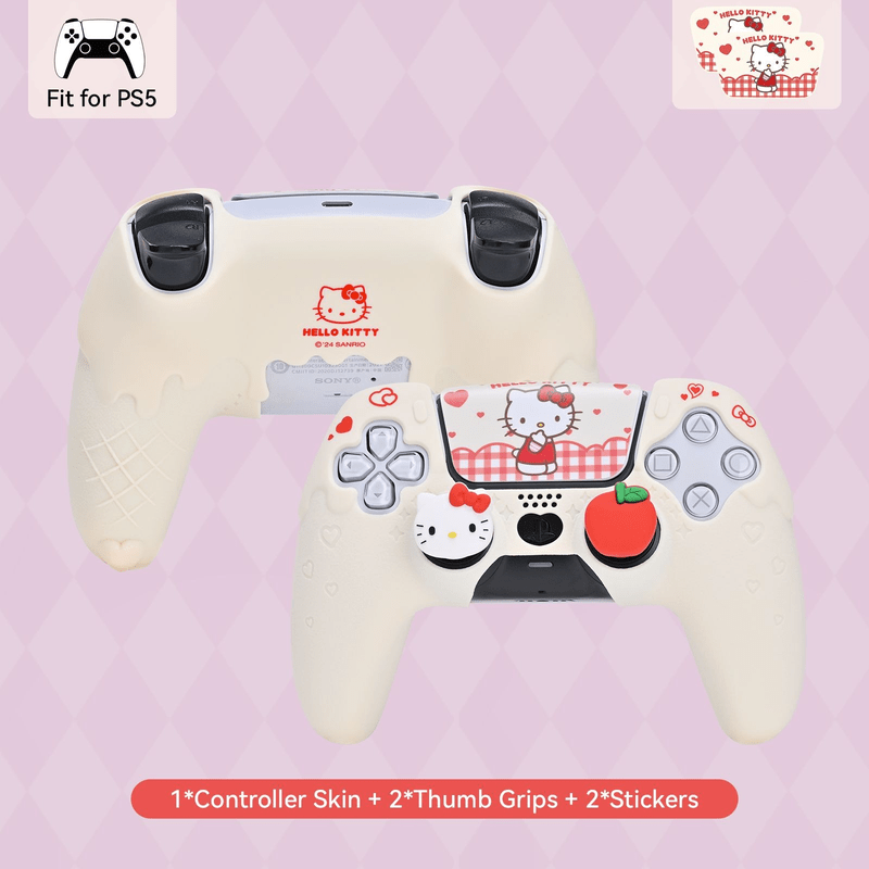 Cute Silicone Case Cover for PS5 Controller