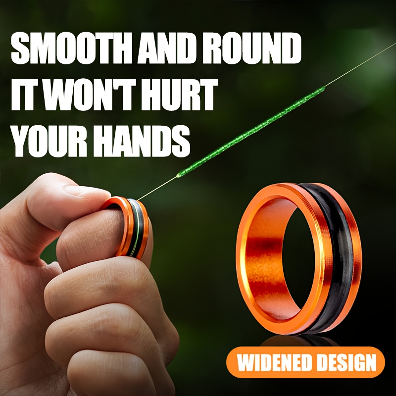 4pcs set of   alloy wire winders non slip fishing line tighteners finger knotting tools hand fishing gear mens