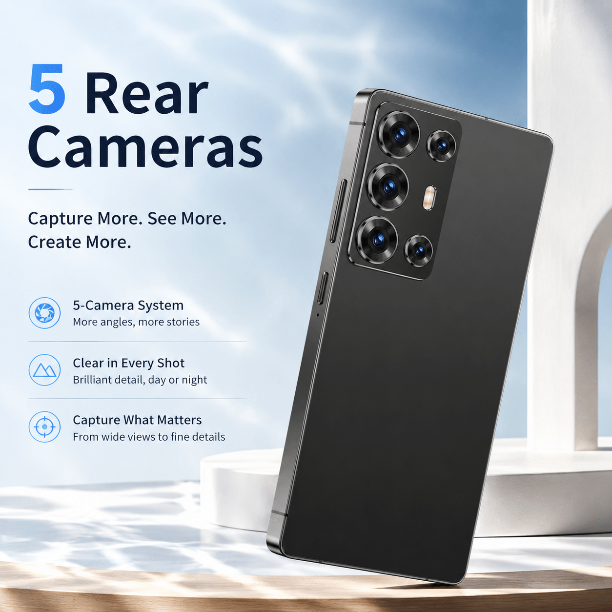     unlocked version mobile phone with 4gb 64gb large memory offers convenient communication for cross border travel 6 8 inch hd screen   gps navigation and full additions Product details 5