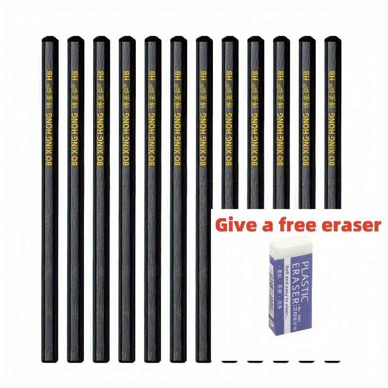 10pcs hb 2b graphite pencil wood smooth 2 4mm lead core suitable for writing drawing and sketching durable and high quality sketching and art projects artist sketching pencils professional smooth graphite core details 0