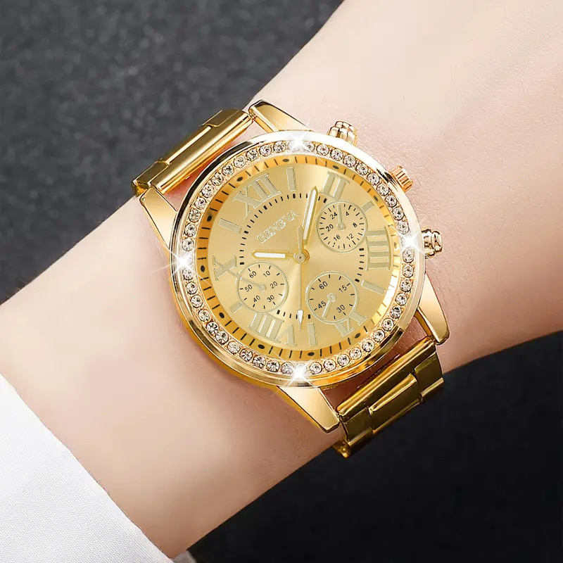 Womens Casual Elegant Quartz Watch Dial Alloy