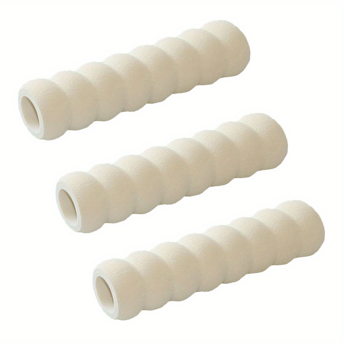 3pcs Set Of Door Handle Anti-collision Protection Covers, Anti-static And , Wall Protection Pads, Practical And Good-looking, Safety Thickened Spiral Door , Length Arbitrarily Cut