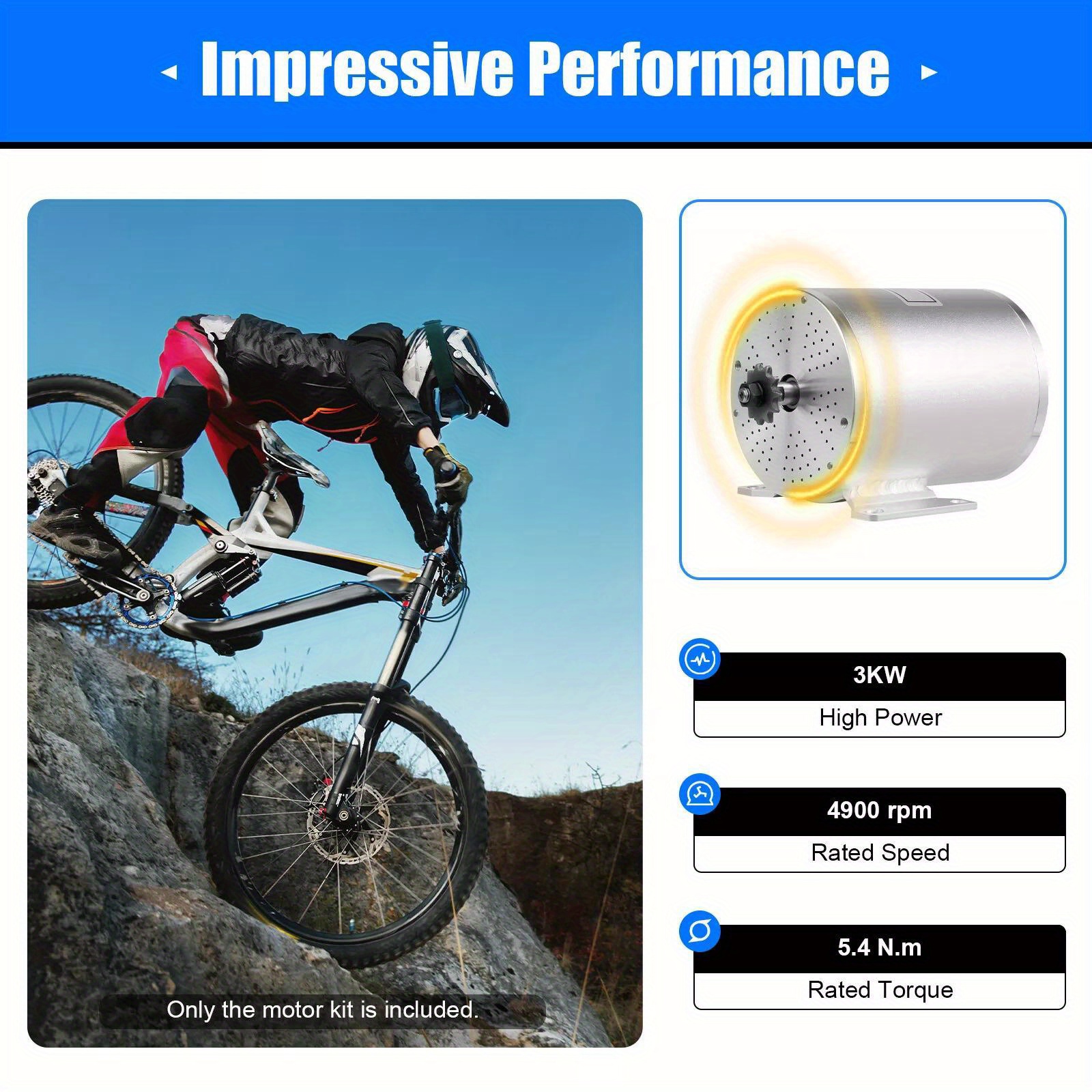 e bike motor sold on Temu United States