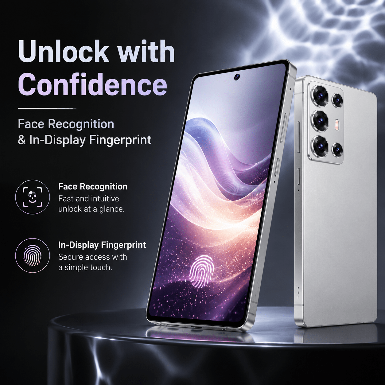 courier backup unlocked phone 6 8 hd   screen 4gb   64gb rom expandable   facial recognition full bundle elderly gift Product details 4