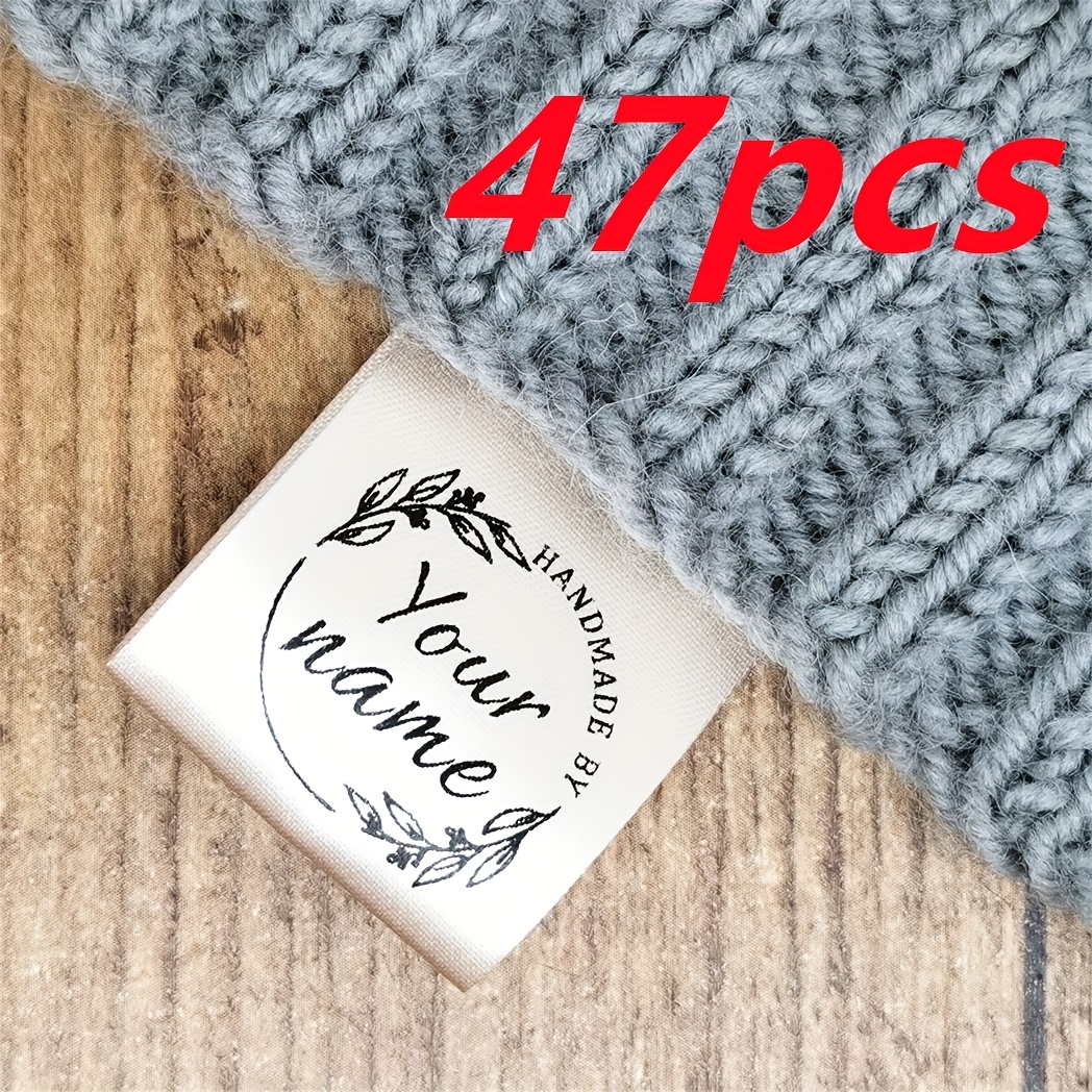 TEMU 47 Custom Wedding, Birthday, Corporate Event Tags- Elegant Black Cursive Style Name Tags, Pre-cut And Easy To Apply- Gift, Party, Product