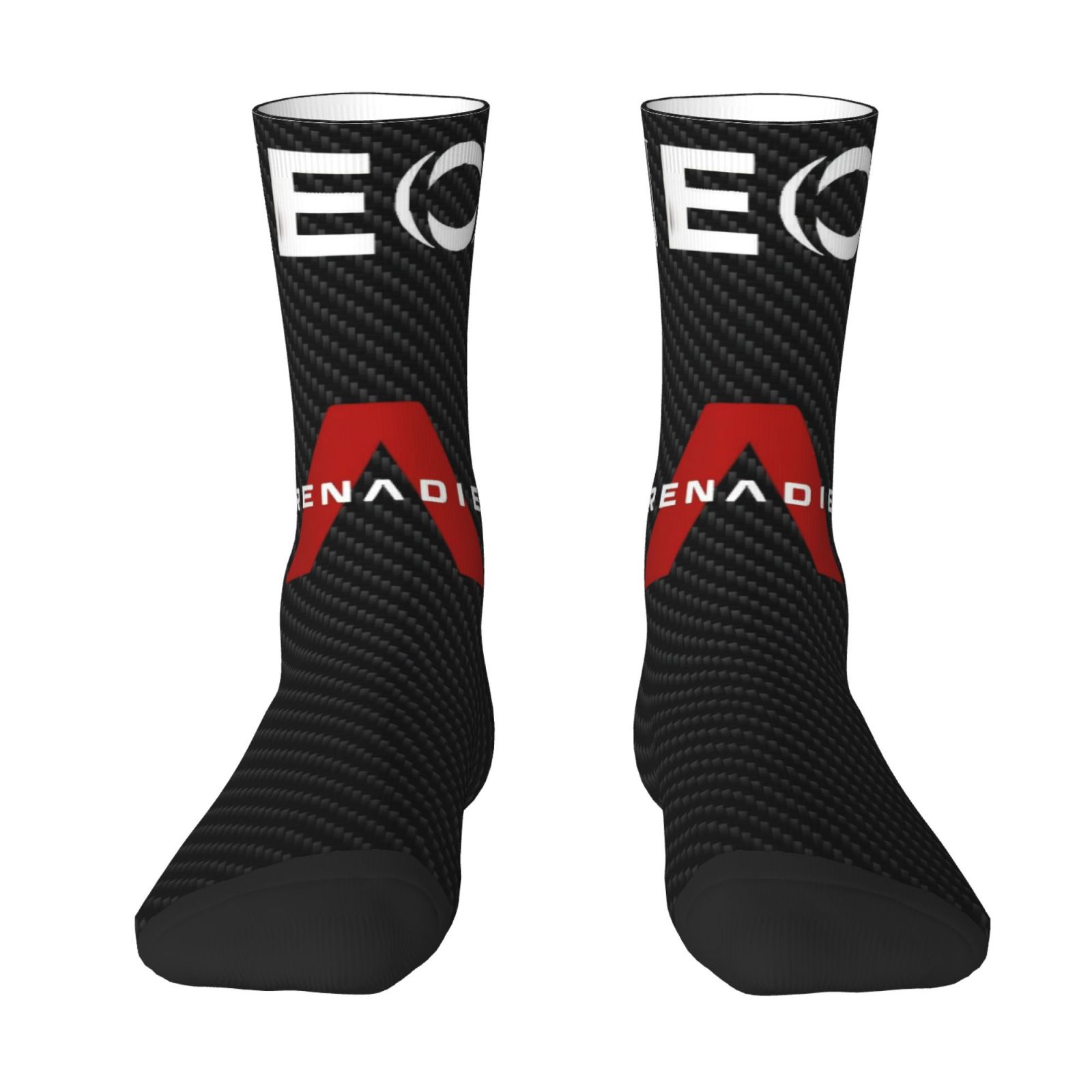 TEMU 1 Paire de Chaussettes de Sport de Cyclisme Unisexes, Conçues Professionnellement avec une Texture en Fibre de pour le Cyclisme