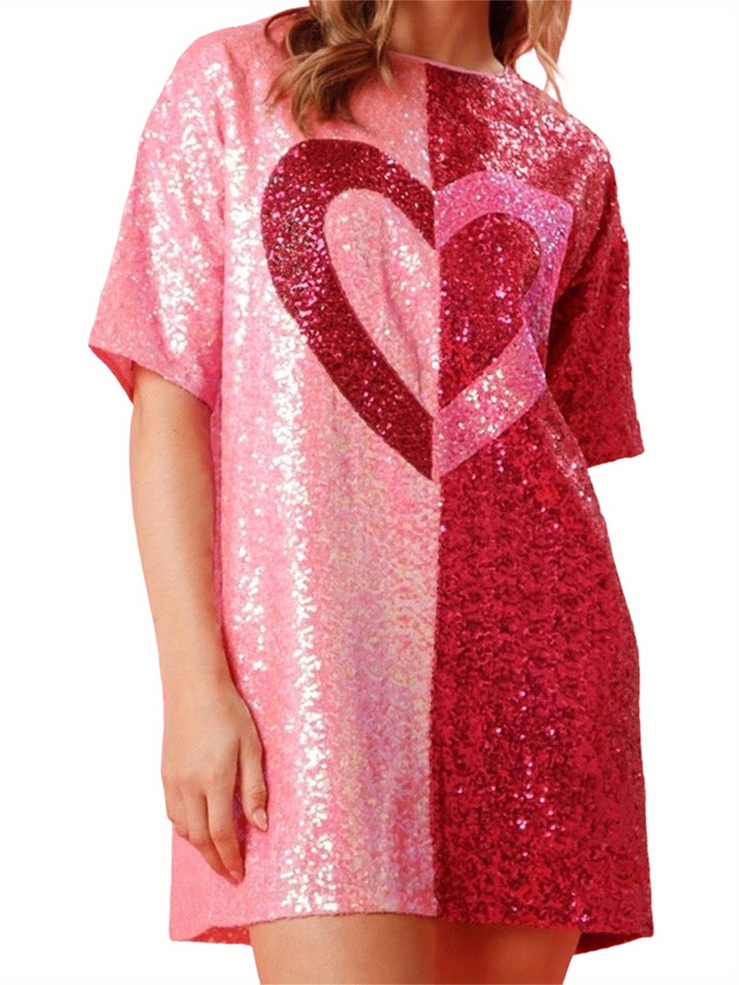 slim fit dress slacks Sequin 16 Oversized Tee – Josie's Boutique main image 0