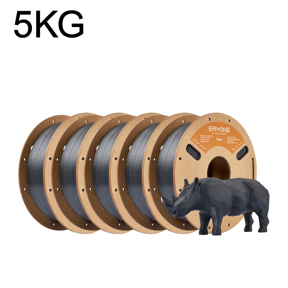 Image of Eryone Pla+ 3d Printing Materials, Including 5 Rolls Weighing 5kg, With A Diameter Of 1.75mm And A Tolerance Of +/-0.03mm, Featuring And Vibrant Color