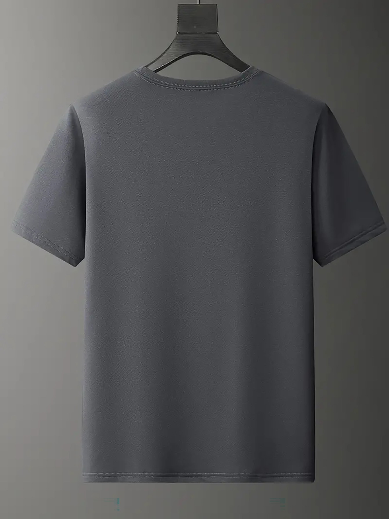 Men's casual and fashionable minimalist lines - C-Calvin printed T-shirt, round neck comfortable polyester fabric, suitable for daily wear as fashionable streetwear, Men's clothing